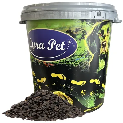 Produktbild von 10 kg Lyra Pet® Sonnenblumenkerne schwarz Neue Ernte in 30 L Tonne