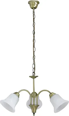 Produktbild von Rabalux 7373 Kronleuchter 3 Spots Francesca, E14, bronze-silber-weiß, rund, Klassisch, ø600mm