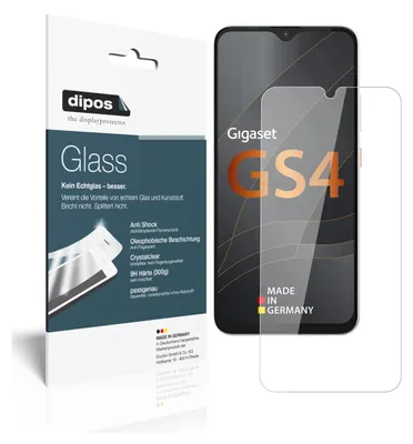 Produktbild von 1x Schutzfolie für Gigaset GS4 - Anti-Shock 9H Folie dipos Glass Kunststoffglas