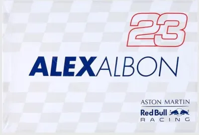 Productafbeelding van Red Bull Amrbr Fw Vlag 90x60, Albon, Witte vlag