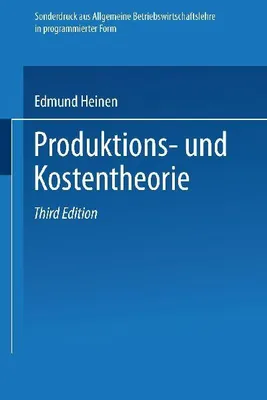 Produktbild von Produktions- und Kostentheorie