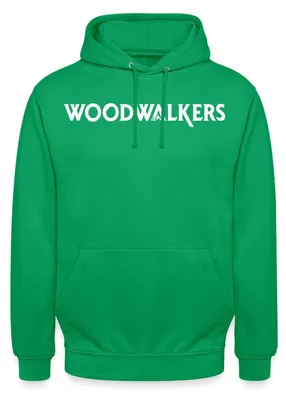 Produktbild von Spreadshirt Woodwalkers Film Logo Schriftzug Uni Hoodie, L, Kelly Green