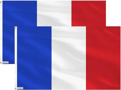 Imagen del producto de Bandeira da França, resistente a los rayos UV, 90 x 150 cm, para uso en exteriores