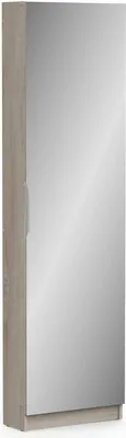 Produktbild von Schuhschrank Baucina, Schuhregal, Mehrzweck-Eingangsgarderobe, Möbel für Schuhe, 50x20 h181 cm, Eiche