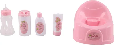 Immagine prodotto di Set vasino per bambole con accessori, rosa, dai 3 anni in su