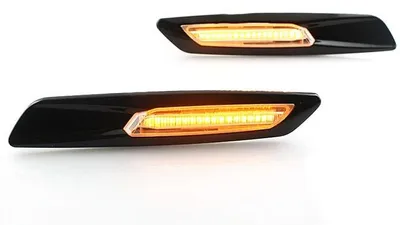 Produktbild von Seitenblinker 2x LED schwarz Smoke für BMW 3er E90 E91 E92 E93 / X3 E83 / X1 E84