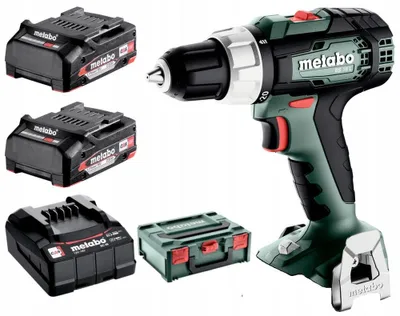 Zdjęcie produktu dla METABO Wkrętarka BS 18 L 60/26Nm 2x2,0Ah METABOX