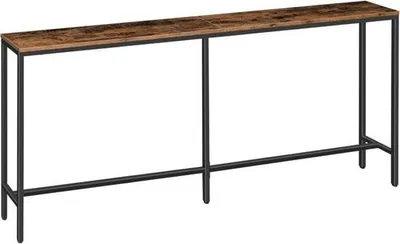 Obrázek produktu pro konzolový stolek 180 cm, úzký stolek, dlouhý předsíňový stolek, stolek do předsíně, odkládací stolek, malý výstavní stolek, rozkládací stolek do předsíně, obývacího pokoje, šedý,