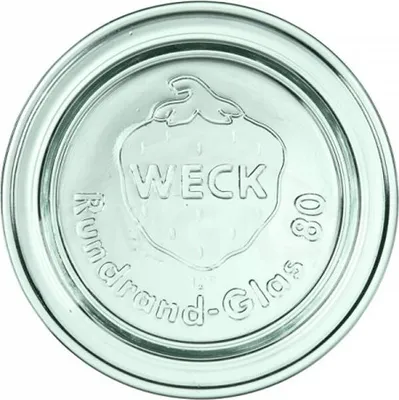 Produktbild von Weck Glasabdeckung 80 mm, 6 Stück