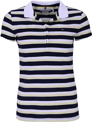 Produktbild von Tommy Hilfiger Damen Poloshirt NEW CHIARA STR PQ