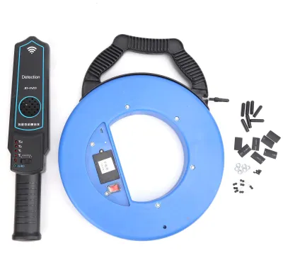 Imagen del producto de Detector de obstrucciones para tuberías domésticas, tuberías y conductos, probador portátil de obstrucciones, herramienta de detección, alcance de 40 metros
