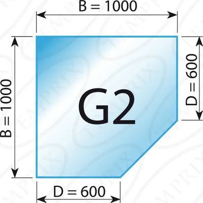 Immagine prodotto di Piastra di base per camino trasparente, modello G2, 1000 x 1000 x 6 mm - Versione ECO (portata fino a 550 kg)