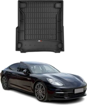 Produktbild von OMAC Gummi Kofferraumwanne für Porsche Panamera E-Hybrid 2016-2025 TPE Schwarz