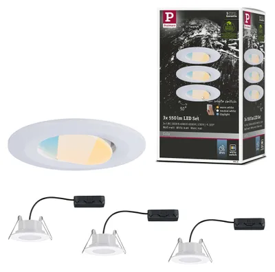 Produktbild von Paulmann LED Einbauleuchte Calla Basisset schwenkbar