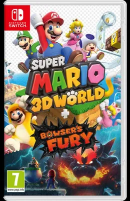 Produktbild von Nintendo Super Mario 3D World + Bowser’s Fury, Nintendo Switch, Multiplayer-Modus, E (Jeder), Physische Medien