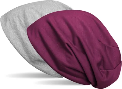 Produktbild von styleBREAKER Beanie Wendemütze in Unifarben, Slouch Mütze, leicht und weich, Longbeanie, Uni 04024115