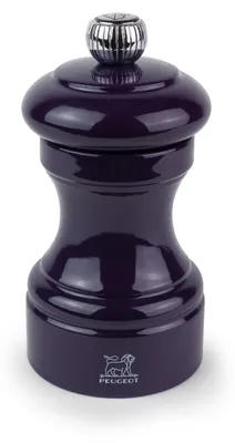 Image de Peugeot Bistro Moulin à poivre 10 cm aubergine laqué bois