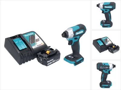Produktbild von Makita DTD 157 RF1 Akku Schlagschrauber 18 V 140 Nm 1/4" Brushless + 1x Akku 3,0 Ah + Ladegerät