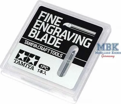 Produktbild von TAMIYA 74145 Gravurklinge Meisel 0,15mm / 2 mm Schaft