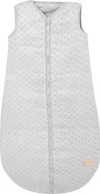 Produktbild von roba organic Schlafsack „Lil Planet” silbergrau, 110 cm, Musselin, 100 % Baumwolle, GOTS