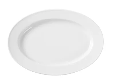 Immagine prodotto di Piatto HENDI, ovale, bianco, 290x200 mm