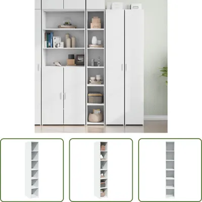 Produktbild von The Living Store Highboard Weiß 30x41x185 cm Holzwerkstoff