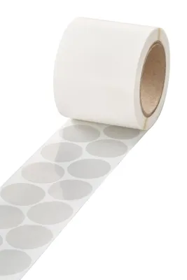Immagine prodotto di VELOFLEX 2010200 1.000 VELOFLEX Folien-Verschlussetiketten transparent 30,0 x 30,0 mm