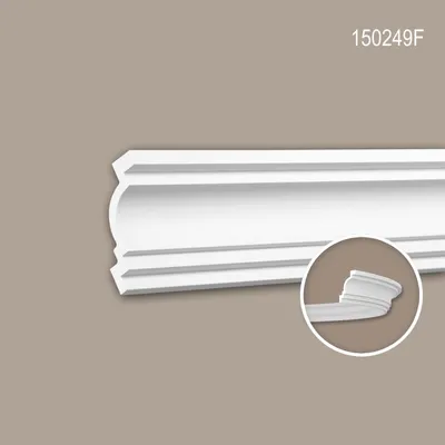 Produktbild von Profhome 150249F flexible Eckleiste Deckenleiste Zierleiste Stuckleiste 2 m
