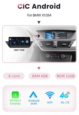 Immagine prodotto di Lettore multimediale - Autoradio - Sistema di navigazione - Autoradio touchscreen - Android Auto - CarPlay wireless