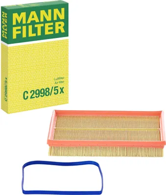 Obrázok produktu pre MANN Vzduchový filter pre Seat Ibiza 4 Leon Toledo 2 Škoda Fabia VW Golf 4