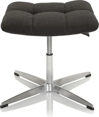 Obrázok produktu pre hjh OFFICE Čalúnená stolička SARANTO Látková stolička do 120 kg Výška sedadla 38 - 49 cm