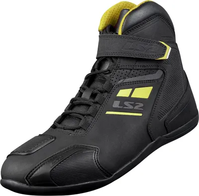 Produktbild von LS2 Garra perforierte Motorrad Schuhe, schwarz/neon-gelb, 41