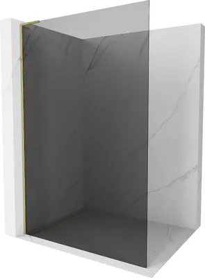 Immagine prodotto di Mexen Kioto L parete doccia Walk-in 80 x 200 cm, grafite, oro - 800-080-103-50-40