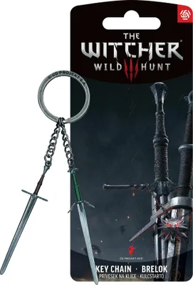 Zdjęcie produktu dla Cenega The Witcher 3 Geralt Two Swords Keychain, Figurka kolekcjonerska, Gra wideo