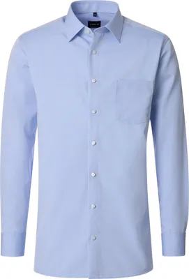 Produktbild von VENTI Herren Businesshemd Langarm Kent Comfort-Fit Hellblau 52