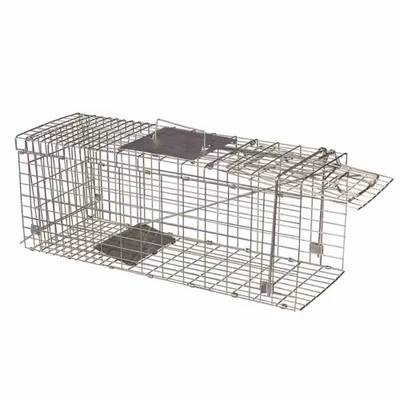 Image de Piège vivant pour chats et martres métal 66 x 26 x 23 cm