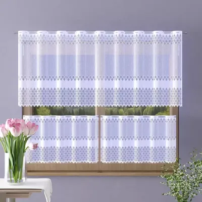 Obrázok produktu pre Flavia žakárový lem 70 cm vysoký biely A152 70 cm