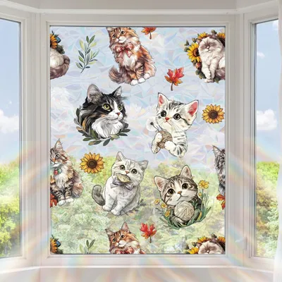 Immagine prodotto di Pellicola adesiva per vetri effetto vetro colorato 100x43 cm - Pellicola adesiva per vetri anti-sbirciamento - Pellicola adesiva autoadesiva - Decorazione per vetri - Pellicola adesiva colorata - Vinile resistente