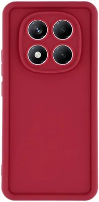 Immagine prodotto di Custodia per Xiaomi Redmi Note 14 Pro 4G - Cover posteriore Phonesta Grooved in silicone - Rosso