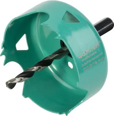 Produktbild von wolfcraft 1 Kohlenstoffstahl-Lochsäge ø74mm - 5969000