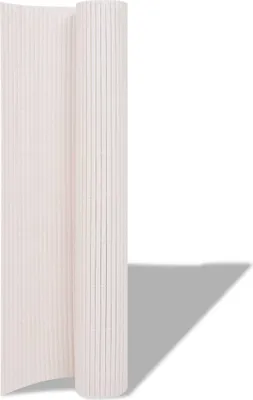 Produktbild von vidaXL Gartenzaun Doppelseitig 90 x 300 cm Weiß