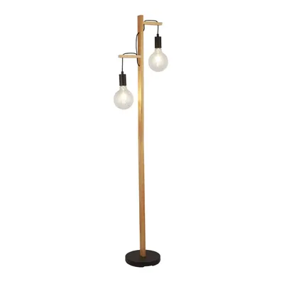 Produktbild von Kinderzimmerlampe Metall E27 154,5 cm Natur Schwarz 2-flammig