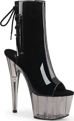 Produktbild von ADORE-1018T Damen Booties von Pleaser, Schwarz EU 41, US 11