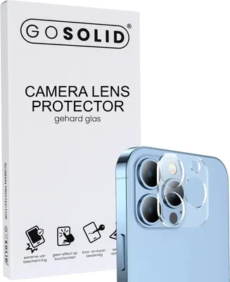 Produktbild von GO SOLID! Apple iPhone 14 Pro Kamera-Objektivschutz aus Hartglas