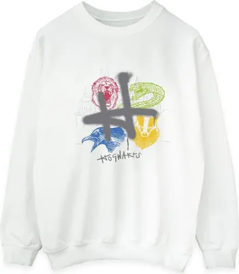 Produktbild von Harry Potter - Sweatshirt für Herren BI28741 (4XL) (Weiß)