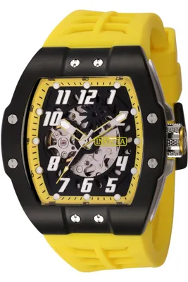 Zdjęcie produktu dla Invicta S1 Rally 44893 Zegarek Męski - Mechanizm Automatyczny - Stal Nierdzewna z Czarną Tarcza - 44 mm