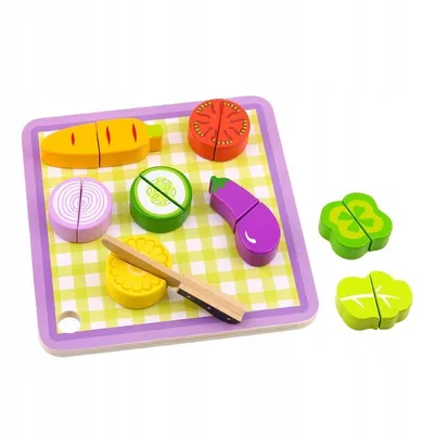 Obrázek produktu pro TOOKY TOY Dřevěné Zeleninové prkénko 20 e