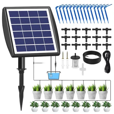 Produktbild von Solar Bewässerungssystem automatische Set, Automatisches Gartenbewässerungssystem