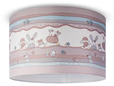 Produktbild von Deckenlampe Kinderzimmer Pendelleuchte Babyzimmer Feuerwehr Straße Polizei E27Leuchtenart / FarbeDeckenleuchte - Weiß