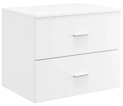 Obrázok produktu pre Nástenná kúpeľňová skrinka Biela 62,5 x 44,5 x 50 cm